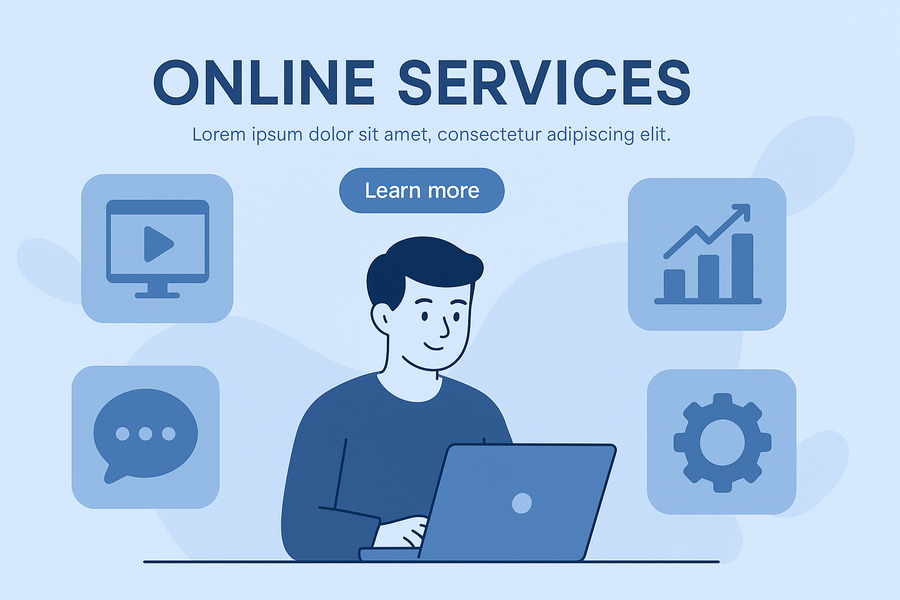 Banner Serviços Online